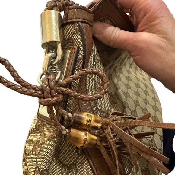 Gucci woven strap Bella tote - Picture 6 of 15